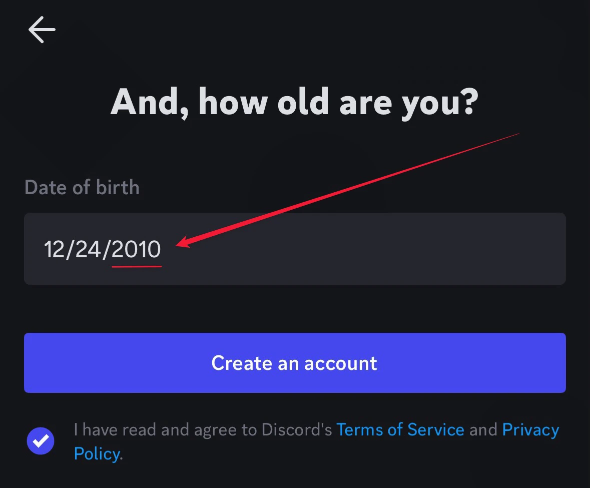 Discord age
